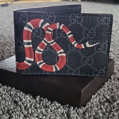 gucci snake coin wallet|authentic Gucci snake wallet.